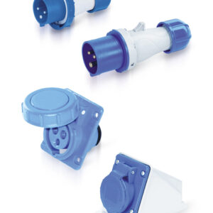 Industrial plugs and sockets